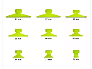 pack 45 ventouses plates