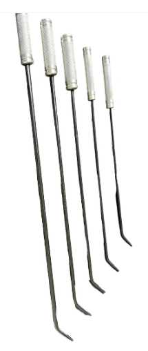 5 outils manche aluminium, ailes capot